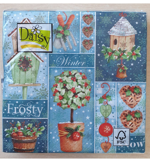 Servietten Wintermotive
