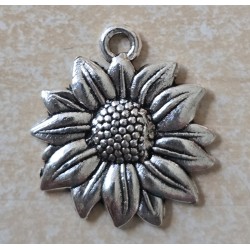 Metall Anhänger Sonnenblume