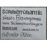 Schablone " Sommerromantik "
