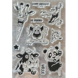 Clear Stamps Giraffe/Kuh