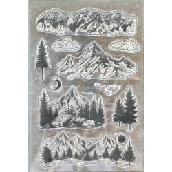 Clear Stamps Berge/Tannen