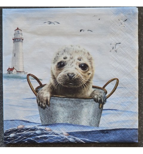 Serviette Robbe/Leuchtturm