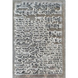 Clear Stamps Noten/Schrift