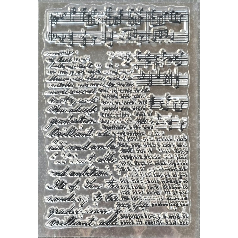 Clear Stamps Noten/Schrift