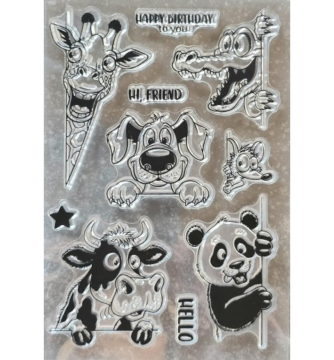 Clear Stamps Giraffe/Krokodil
