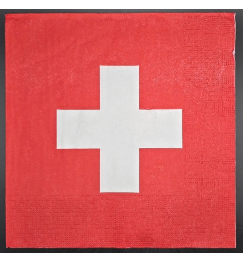 Serviette Schweizerkreuz