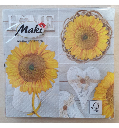 Servietten Sonnenblumen