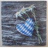 Servietten Edelweiss/Herz