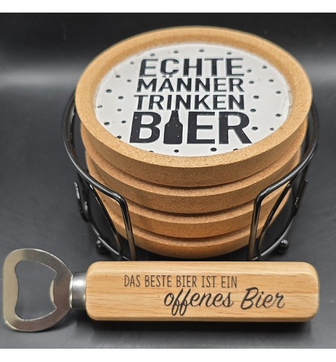 Bier Untersetzer "Zuhause ist da wo es Bier gibt"