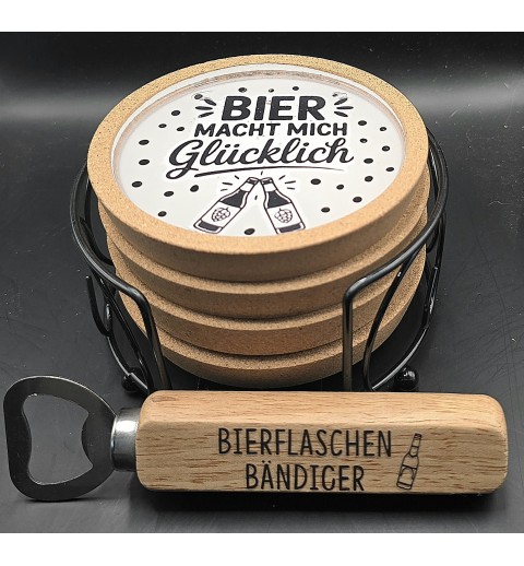 Bier Untersetzer "Ein Leben ohne Bier...."