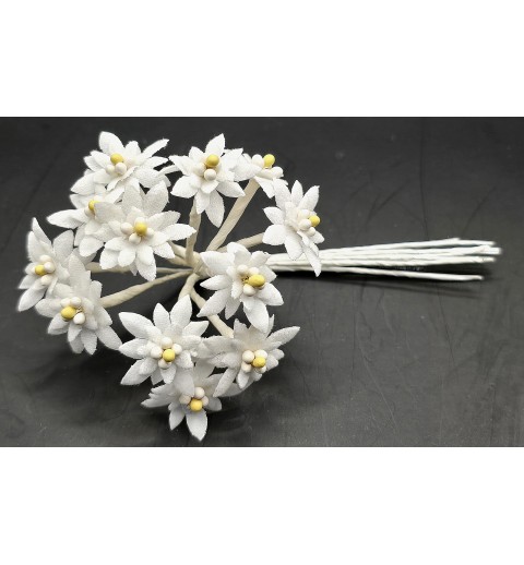 Mini Edelweiss Strauss künstlich