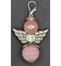 Perlen Engel rosa-glitzer