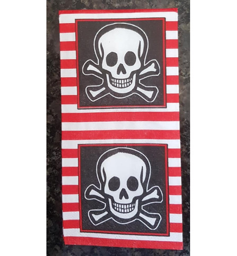 Taschentücher Totenkopf