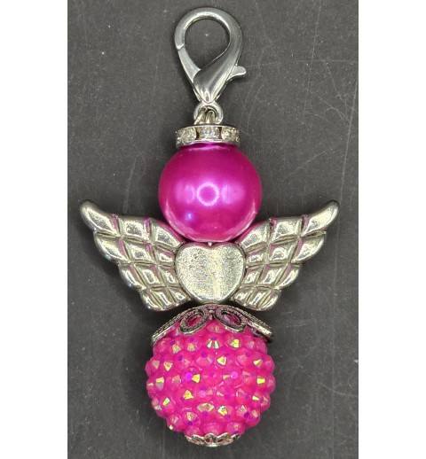 Perlen Engel pink-glitzer