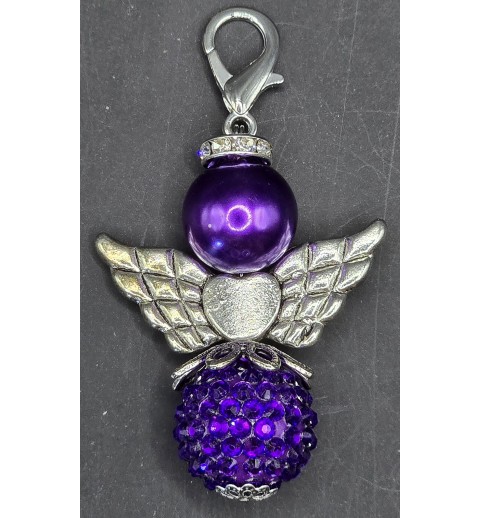 Perlen Engel violette-glitzer