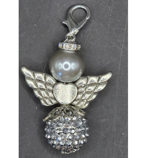 Perlen Engel silber-glitzer