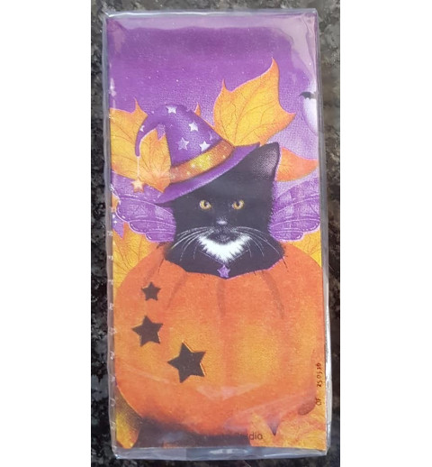 Taschentücher Halloween Katze