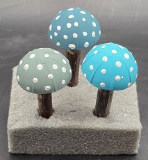 Pilze Dreier Set türkis