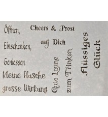 Schablone Cheers & Prost
