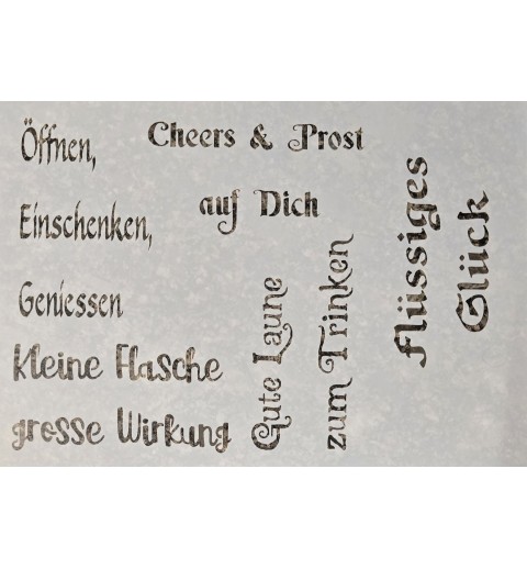 Schablone Cheers & Prost