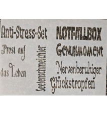 Schablone Anti Stress Set