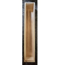 Holz Kistchen lang leicht geflammt