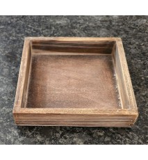 Holz Kistchen klein mitteldunkel