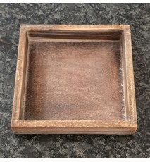 Holz Kistchen klein mitteldunkel