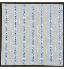 Serviette Edelweiss-Muster hellblau