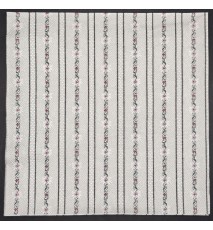 Serviette Edelweiss-Muster hellgrau
