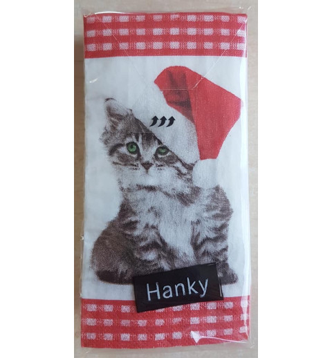 Taschentücher Weihnachts-Katze