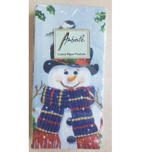 Taschentücher Schneemann