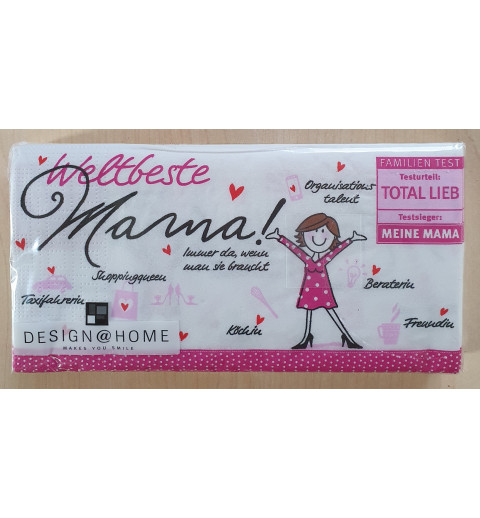 Servietten Weltbeste Mama