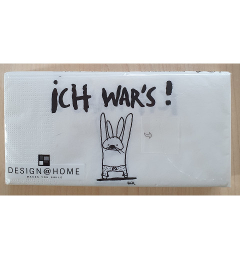 Servietten Ich wars