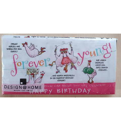 Servietten forever young