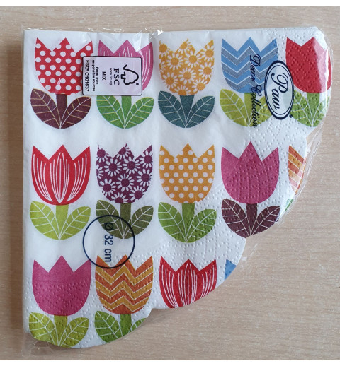 Servietten Tulpen
