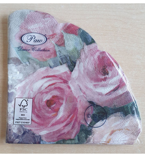 Servietten Rosen