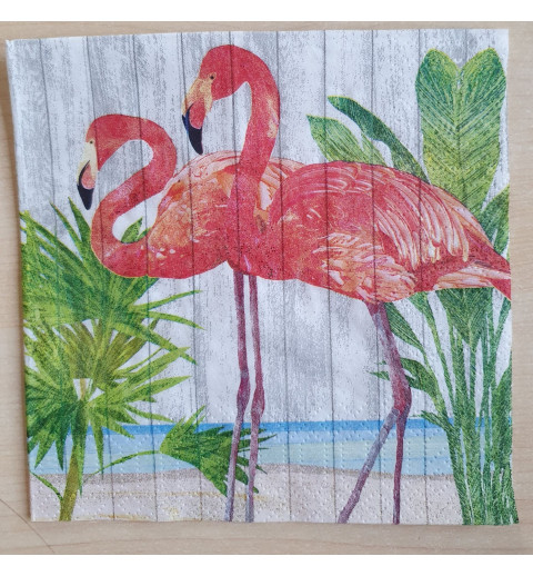 Servietten Flamingos