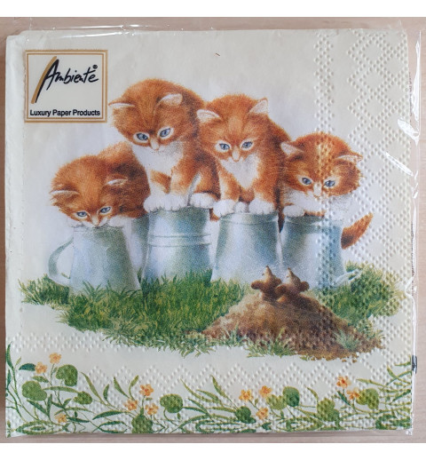Servietten Katzen