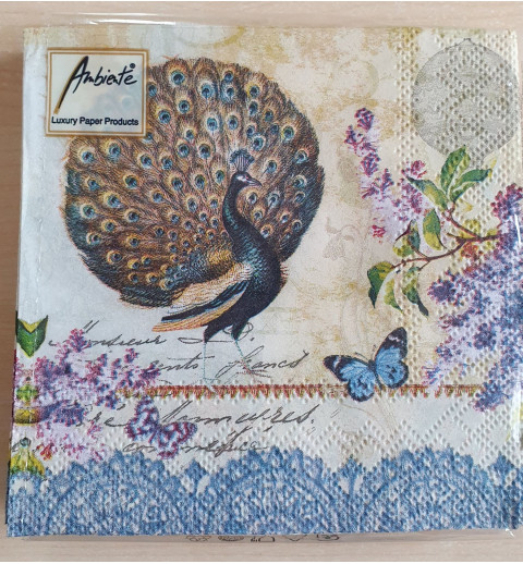 Servietten Pfau