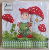 Servietten Zwerg/Pilz