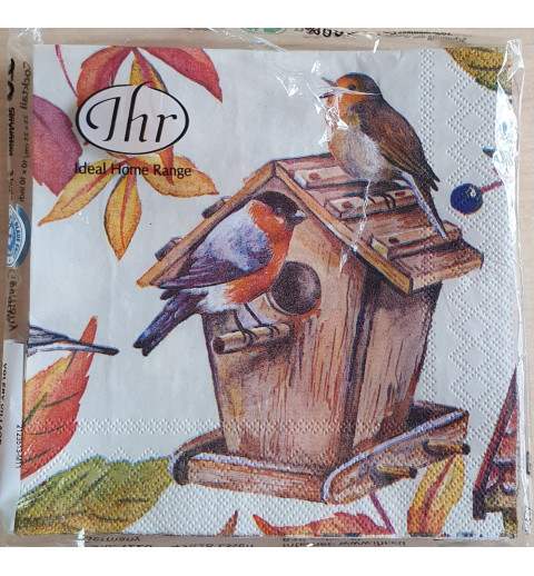 Servietten Vogel/Vogelhäuschen