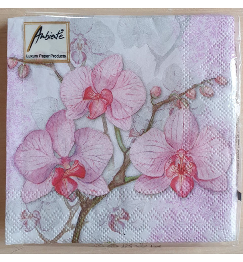 Servietten Orchideen