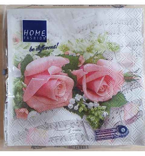 Servietten Rosen