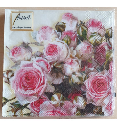 Servietten Rosen
