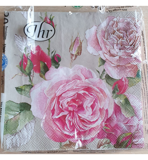 Servietten Rosen