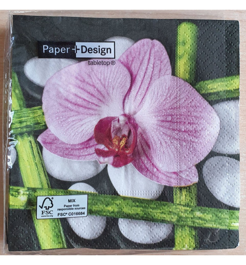Servietten Orchideen