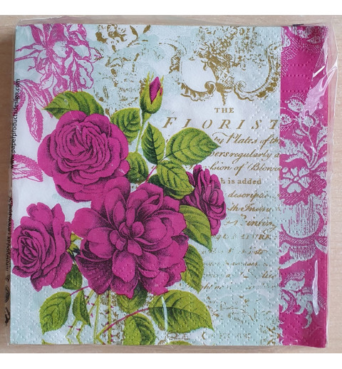 Servietten Rosen