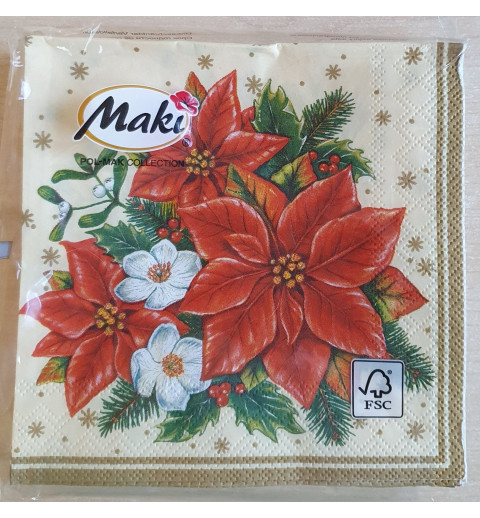 Servietten Weihnachtsstern