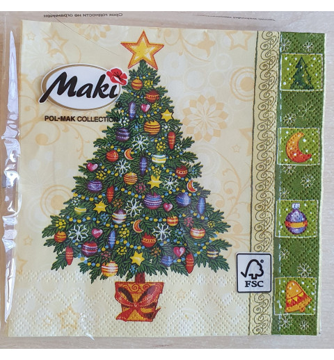Servietten Weihnachtsbaum